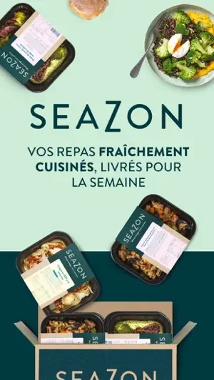 Seazon - Plats cuisinés livrés screenshot 1