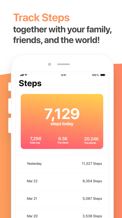 StepWorld - Easy Step Tracking Screenshot 2 of 4