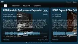 korg module iphone resimleri 2
