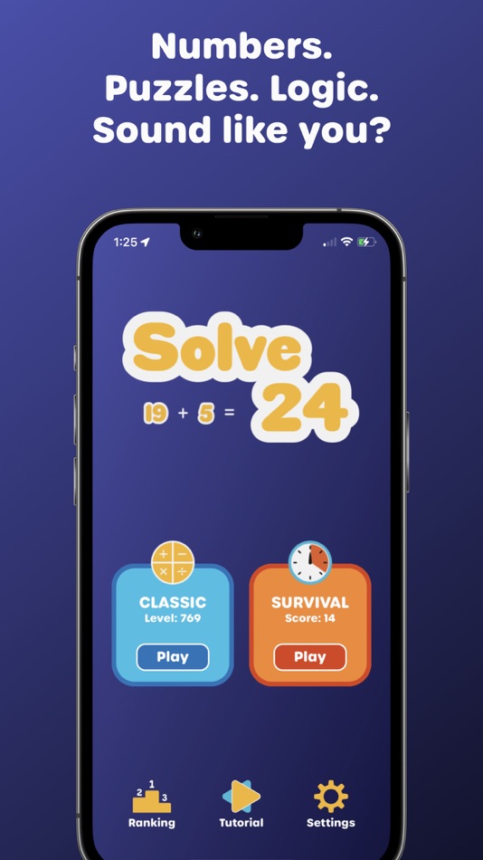 #1. Solve 24 – Math Puzzles (iOS) Podle: Hamdouchi Interactive, LLC