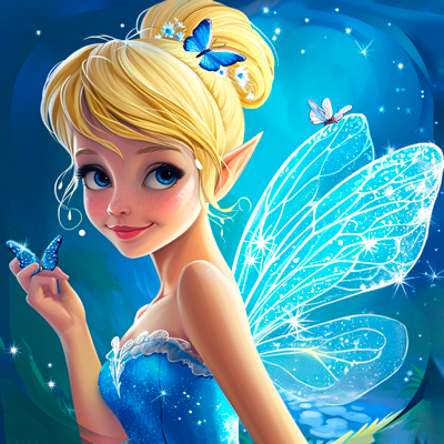 Fairy coloring book kids game'