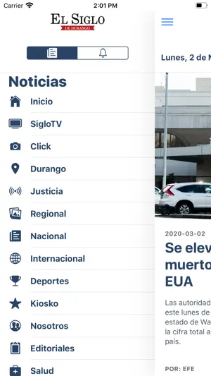 El Siglo de Durango screenshot 2