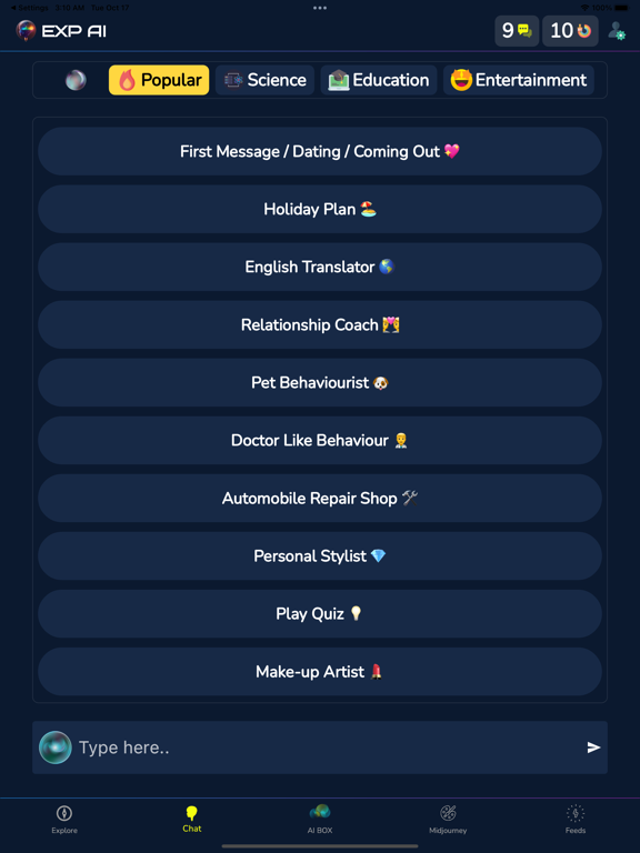 App screenshot