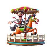 Wacky Merry-Go-Round Stickers