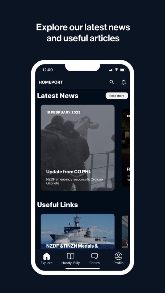 #1. HomePort RNZN (iOS) 由: New Zealand Defence Force