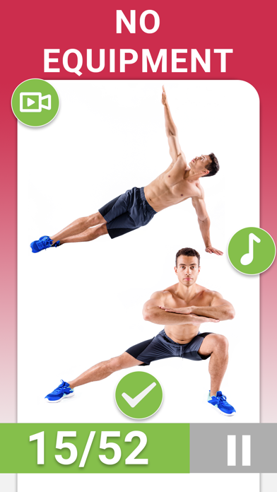 No Equipment Home Workout Screenshot