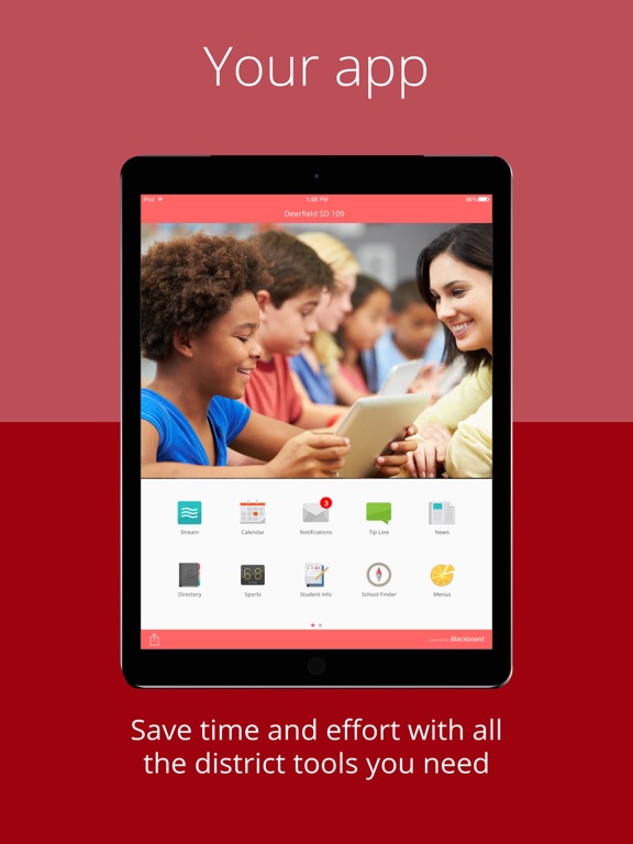Deerfield Public Schools 109 iPad screenshot 1 - Education app