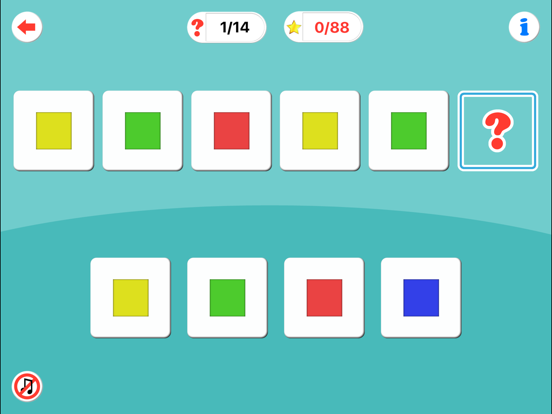 Logic Sequences for Kids iPad screenshot