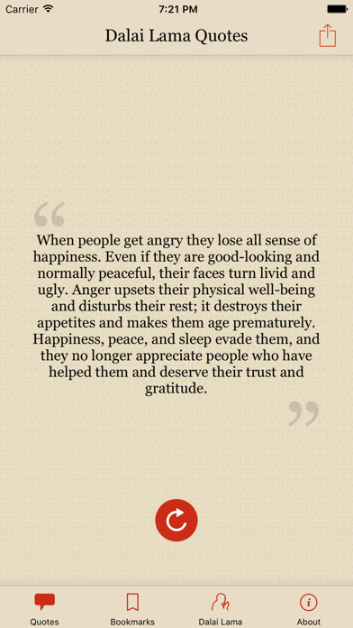 Screenshot #2 pour Dalai Lama Quotes