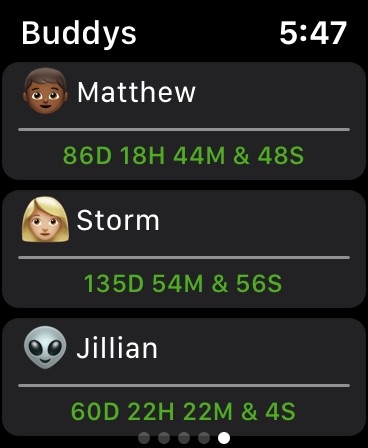 Apple Watch screenshot