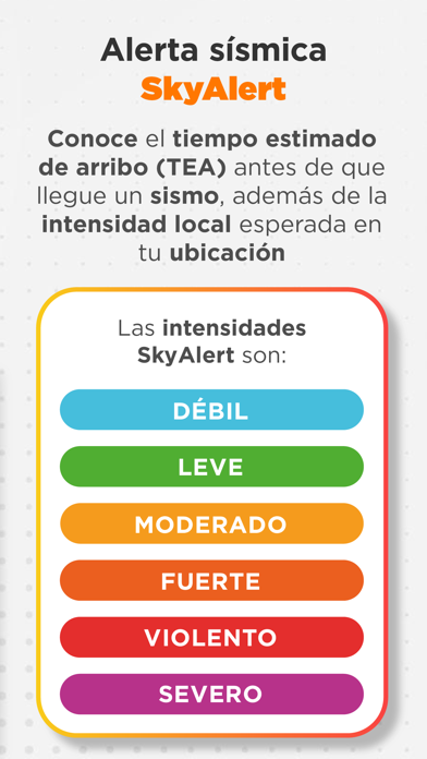Screenshot #3 pour SkyAlert: Alerta Sísmica