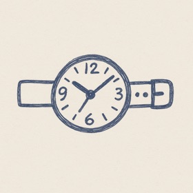 童年涂鸦手表-童年手绘涂鸦手表