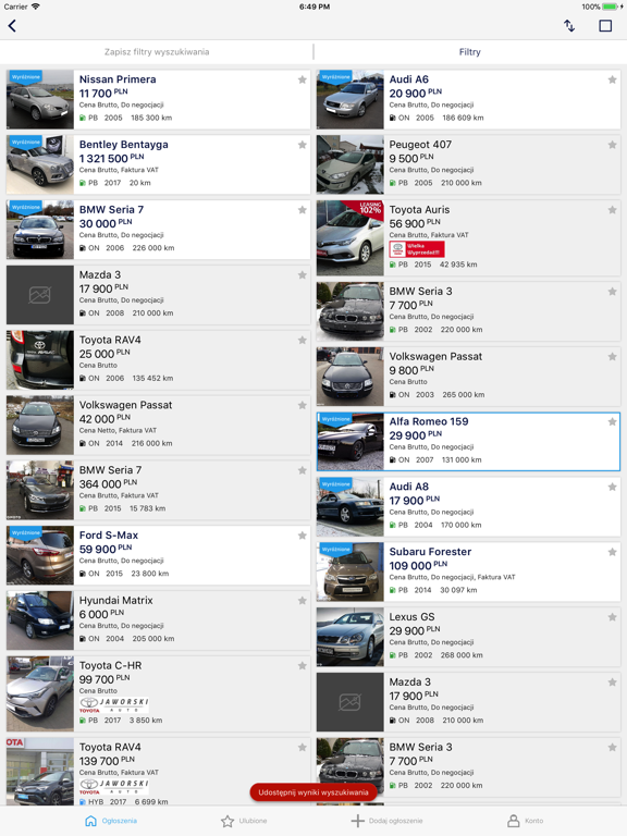 Screenshot #6 pour OTOMOTO.pl: Car Marketplace