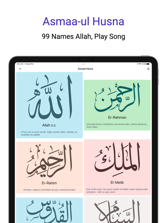 Azan Time Pro iPad app afbeelding 6