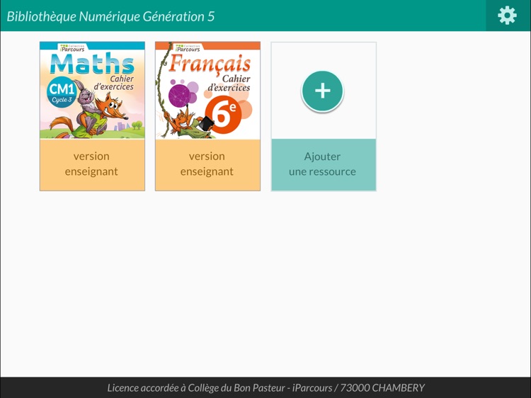 Bibliothèque Génération 5