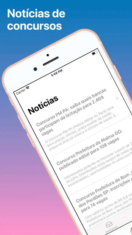 Radar de Concursos Públicos screenshot 2 of 4