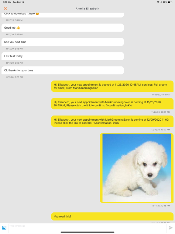GrooMore Grooming Software iPad screenshot 9 - Business app