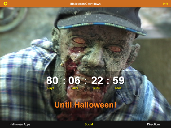 iHalloween Countdown iPad screenshot 6 - Entertainment app