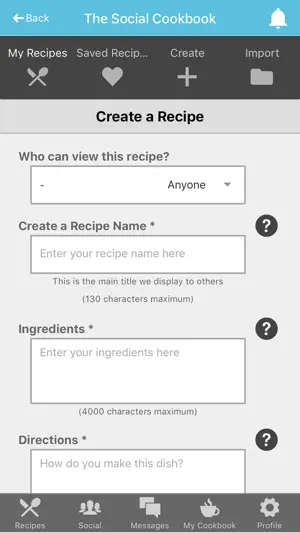 Social Cookbook: Share Recipes screenshot 3
