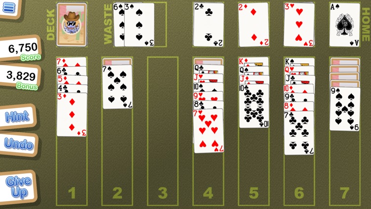 Crystal Klondike Solitaire