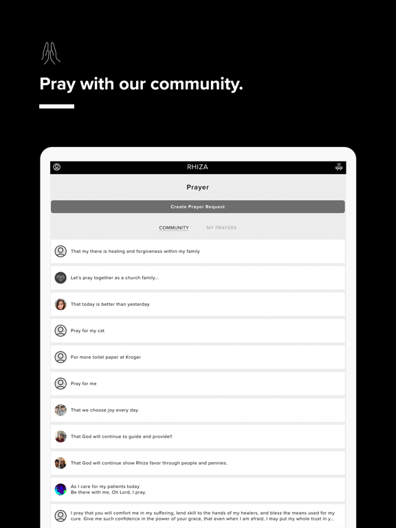 Rhiza iPad screenshot 2 - Lifestyle app