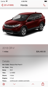 Hillside Honda DealerApp screenshot