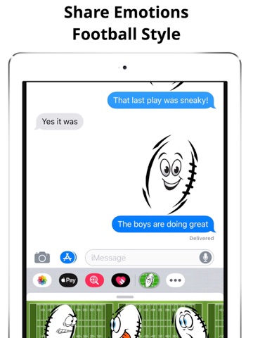 Football Emojis - Touchdown iPad screenshot