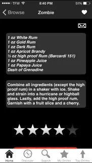 ibartender cocktail recipes iphone screenshot 1