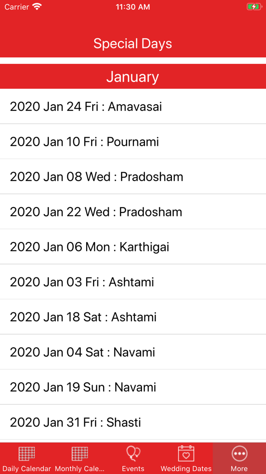 #5. Tamil Dina Calendar (iOS) 由: leeapps In