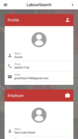Labour Search v2 screenshot 1