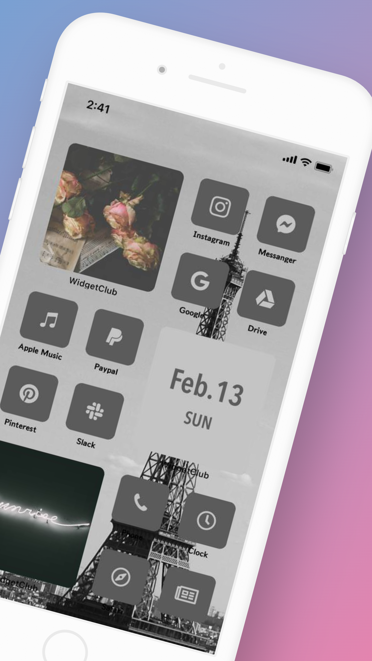 WidgetClub: Widget, Theme,Icon