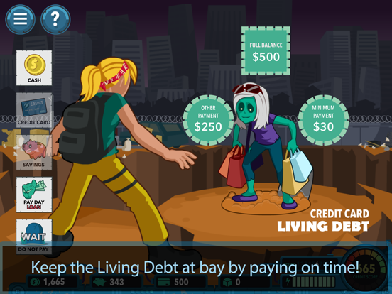 Night of the Living Debt iPad screenshot