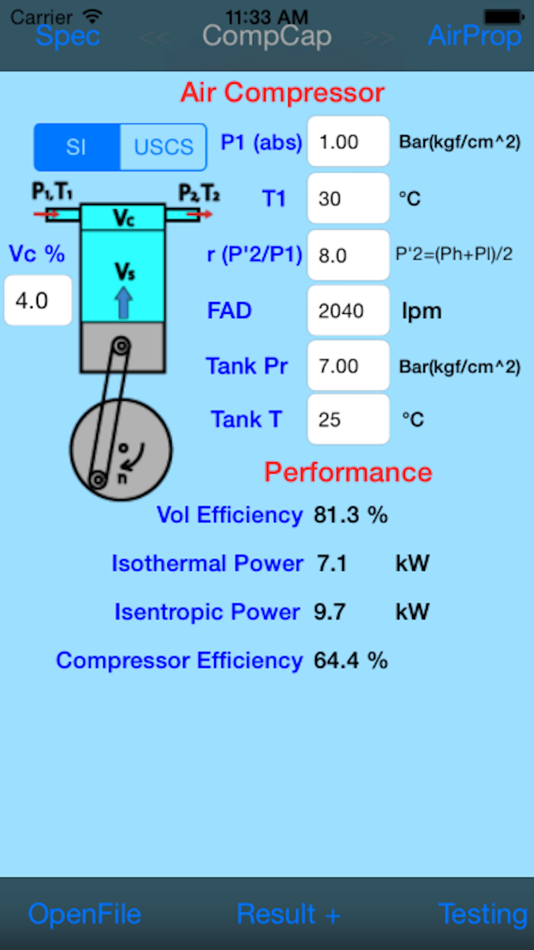 #6. Compressor Capacity (iOS) Bởi: Kaup Shenoy Associates