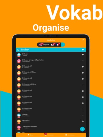 VokabelBox Vocabulary trainerのおすすめ画像1