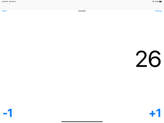 Counter 1 iPad screenshot
