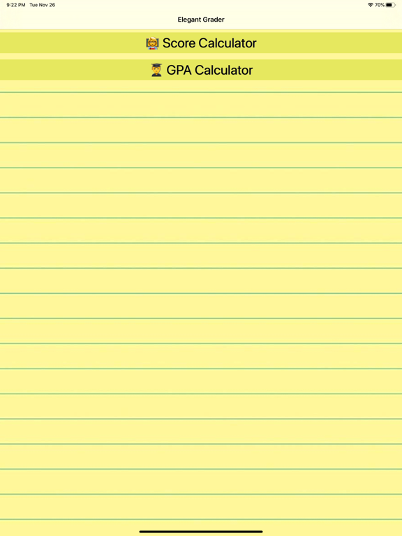 Elegant Grader iPad screenshot 6 - Education app