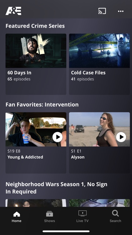 A&E: TV Shows That Matter screenshot-4