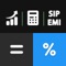 This app allows you to quickly calculate simple interest, compound interest, loans, EMI, mortgage, tax and more