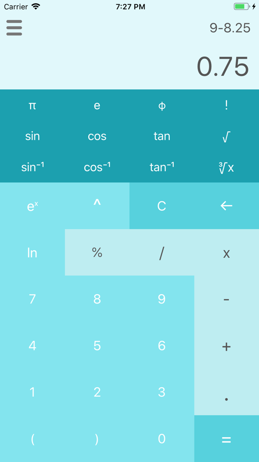#5. Scientific CalcX (iOS) 由: 可 陈