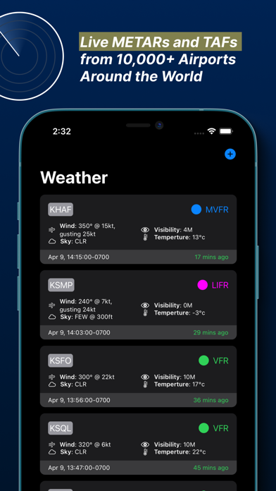 Aviator Weather Screenshot