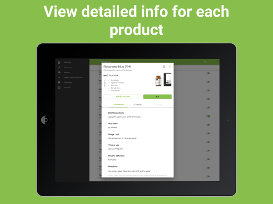 Skincare Routine iPad screenshot 5 - Health & Fitness app