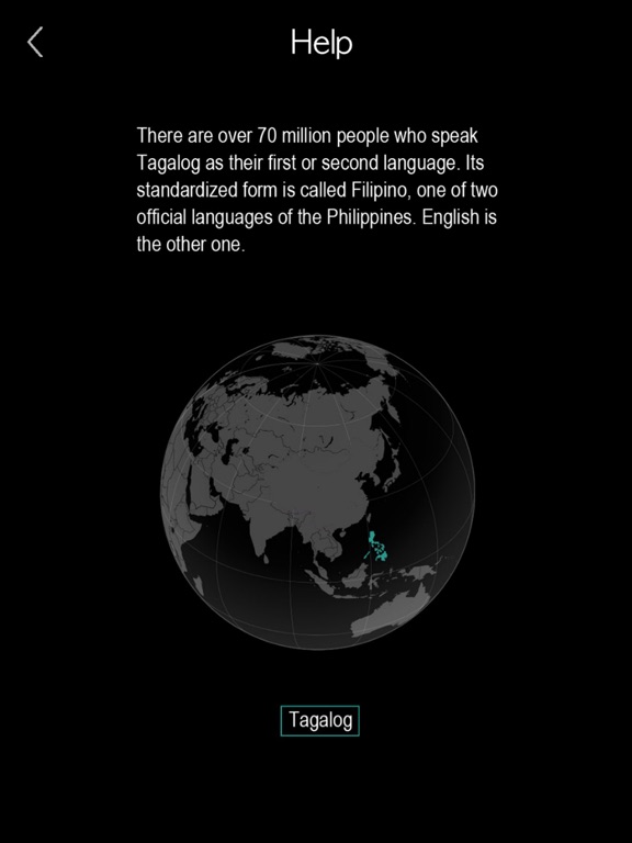 Tagalog Language - Filipino iPad screenshot