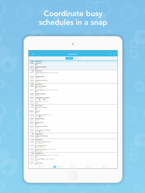 Screenshot #4 pour Cozi Family Organizer