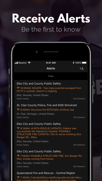 Police Scanner: Fire Radio Screenshot