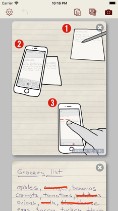 Paper Shopping List screenshot 1
