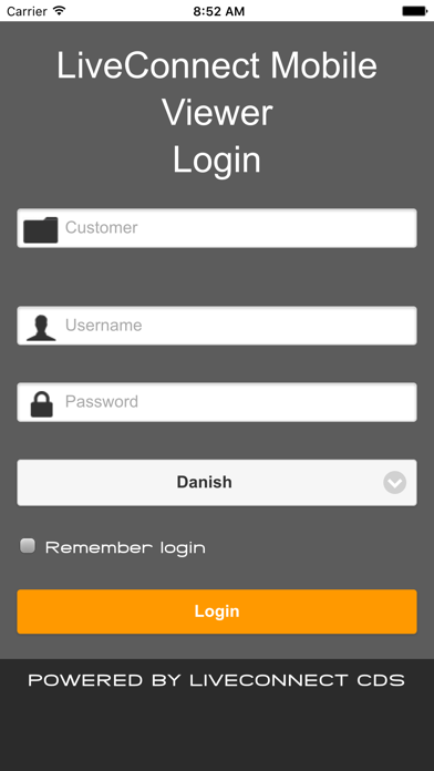 LiveConnect Mobile Organizer Screenshot