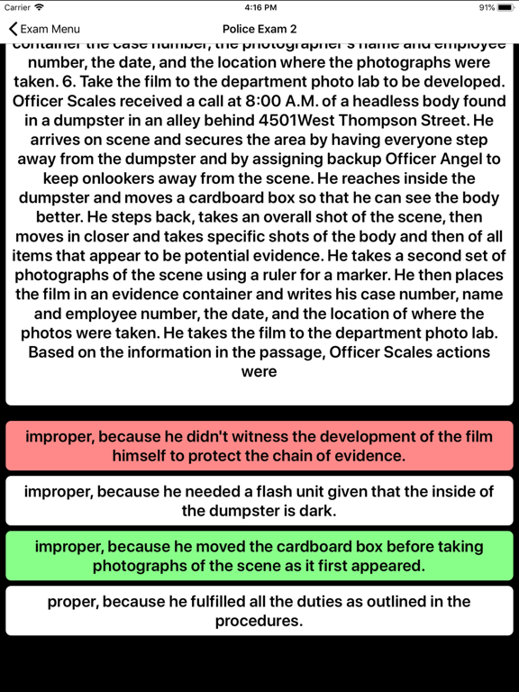 Screenshot #4 pour Police Exam Prep 2025-2026