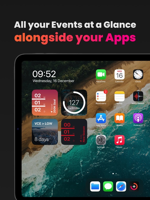 Screenshot #5 pour Countdown Widget Plus