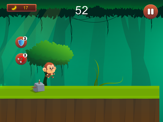 Monkey Run, Jump & Go Bananas! iPad screenshot