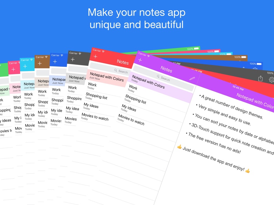 #1. Color Notepad (iOS) 由: Dmytro Vynokurov